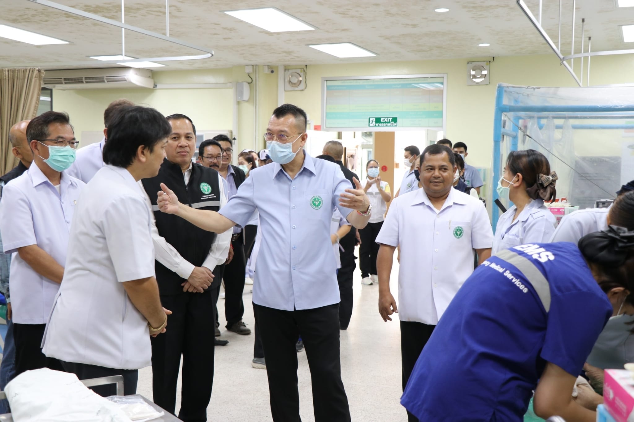 13 เมษายน 2566  น.พ.พงษ์เกษม ไข่มุกต์ รองปลัดกระทรวงสาธารณสุข พร้อมด้วย น.พ.อภิชาต วชิรพันธ์ รองอธิบดีกรมควบคุมโรค